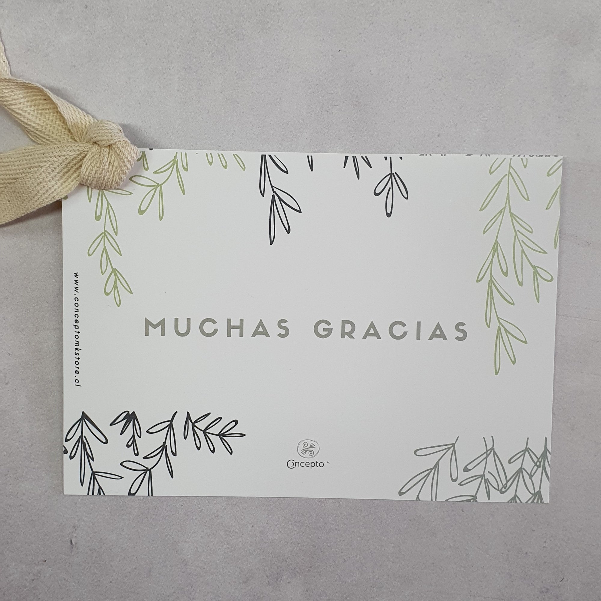 Tarjeta "Muchas Gracias" - Concepto MK